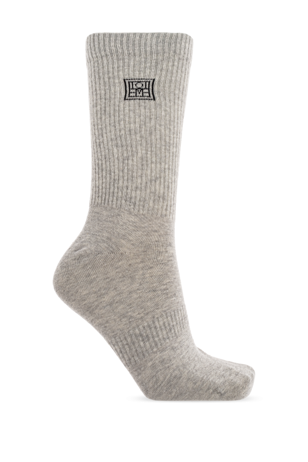 TOTEME Two-pack of socks with logo
