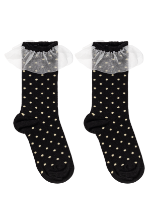 Polka dot pattern socks