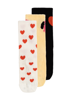 Pack de tres pares de calcetines