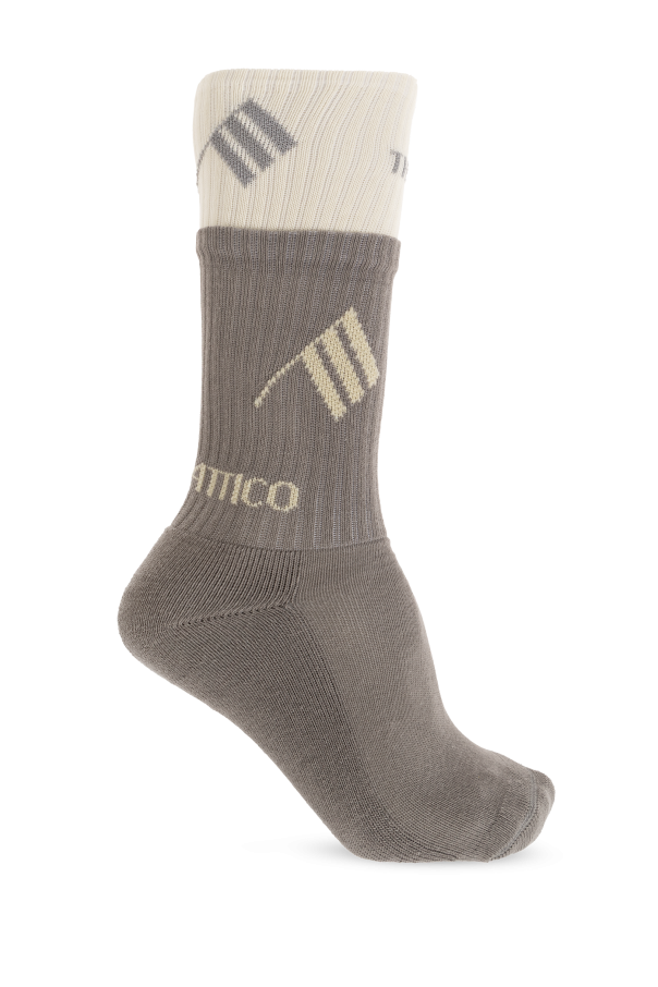 Cotton socks with logo od The Attico