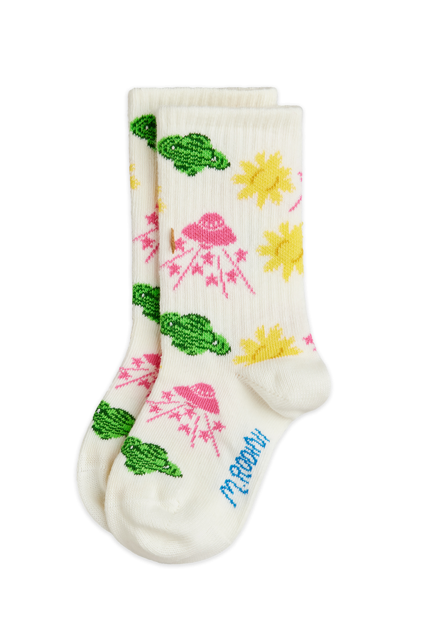 Cotton socks with a colorful pattern od Mini Rodini