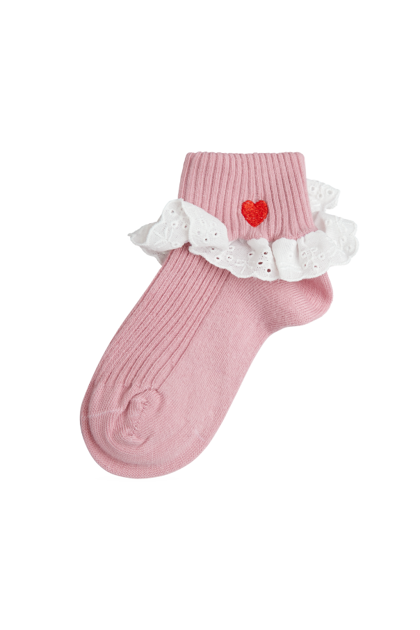 Mini Rodini Calcetines de algodón con volante