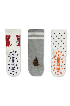 Mini Rodini Set de șase perechi de șosete