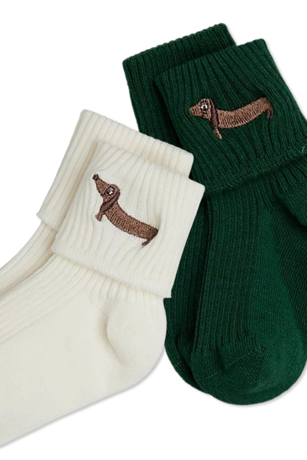 Mini Rodini Set de două perechi de șosete