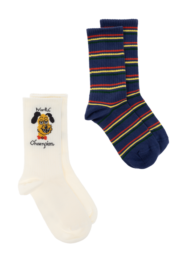 Two-pack of cotton socks od Mini Rodini