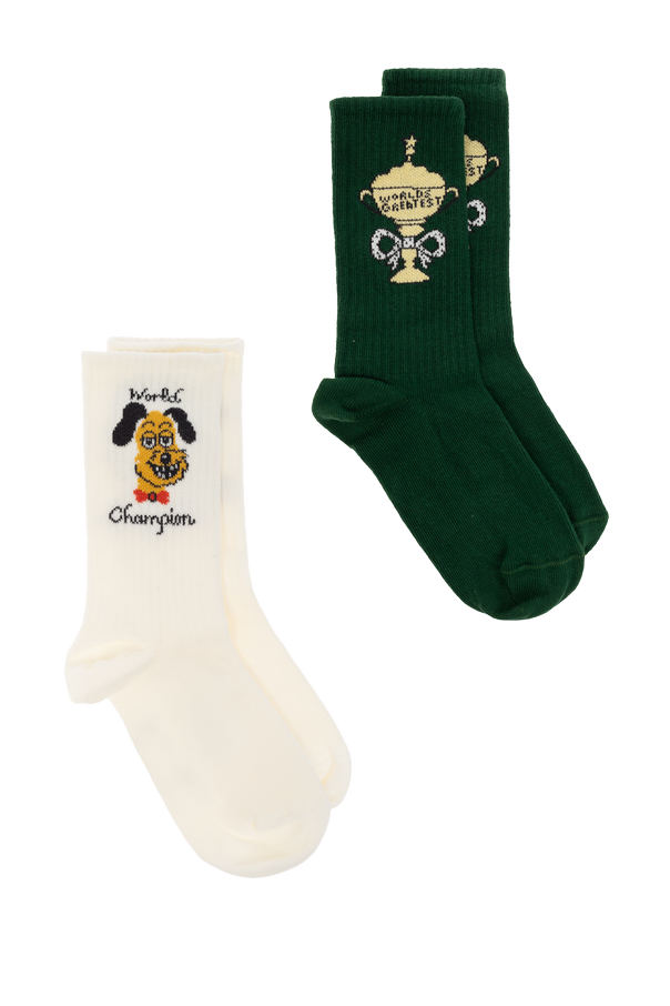 Two-pack of cotton socks od Mini Rodini