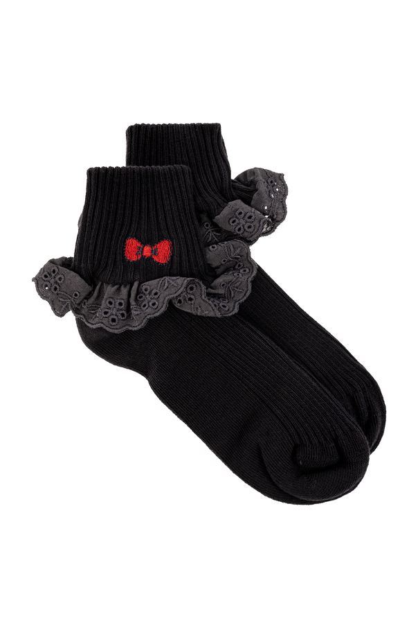 Cotton socks with a ruffle od Mini Rodini