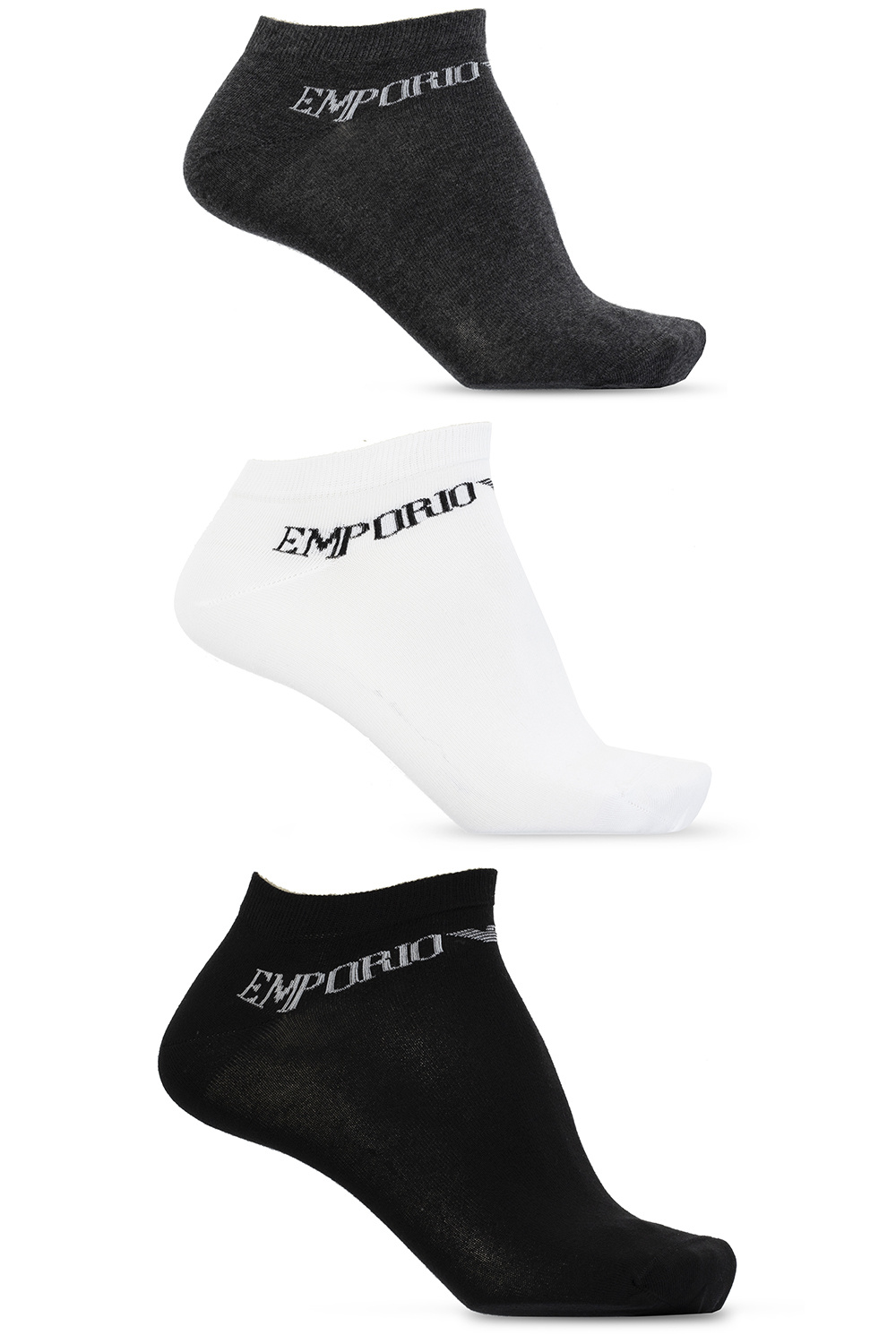 Emporio Armani Branded socks three-pack