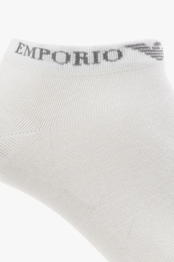 Emporio armani longues Branded socks three-pack
