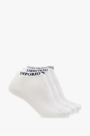 Branded socks three-pack od Emporio sol Armani