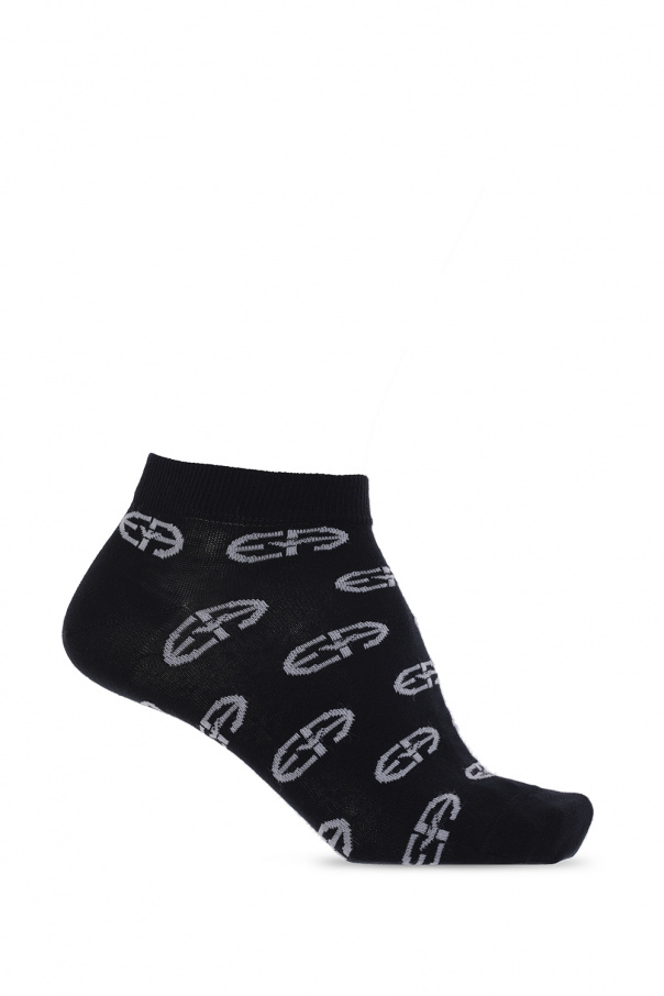 Emporio Armani Monogrammed socks two-pack