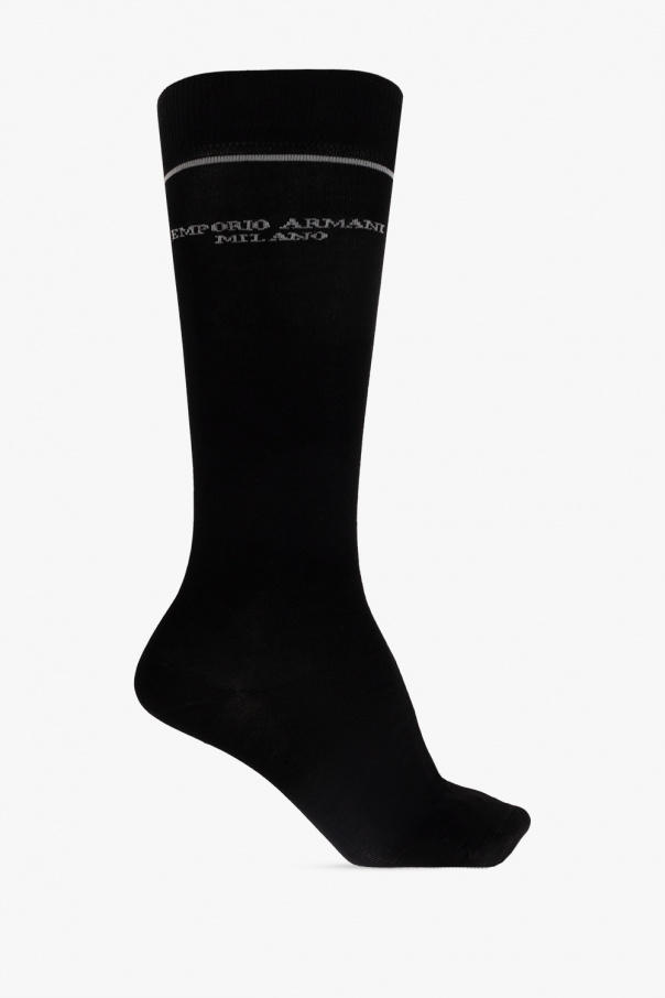 Emporio button Armani Branded socks two-pack