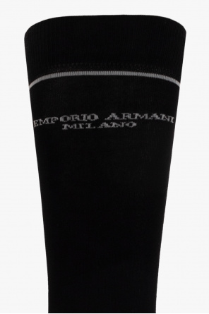 Emporio Armani Ea7 Emporio Armani logo-print colour-block hoodie