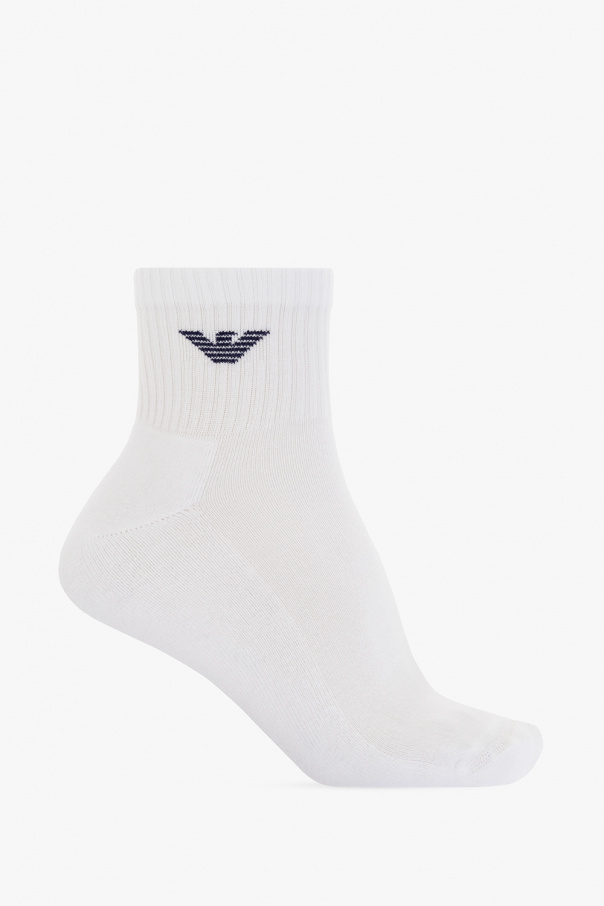Emporio Armani pairs of men s high socks emporio armani 303122 2r300 00010 bianco