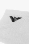 Emporio Armani WHITE Branded socks 3-pack