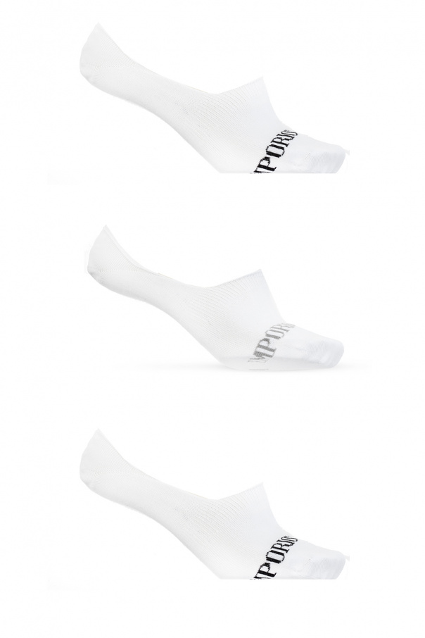 Emporio Armani Branded socks three-pack