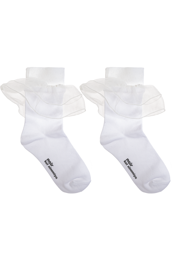 Comme des Garçons Noir Kei Ninomiya Skarpety z falbaną