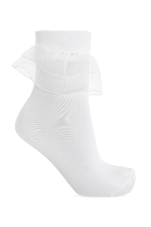 Socks with frill