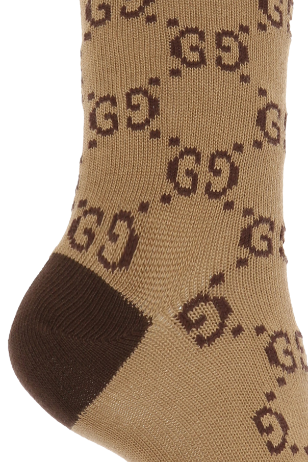 Gucci Logo-embroidered knee-high socks