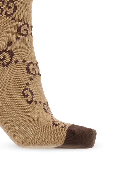 Gucci Logo-embroidered knee-high socks