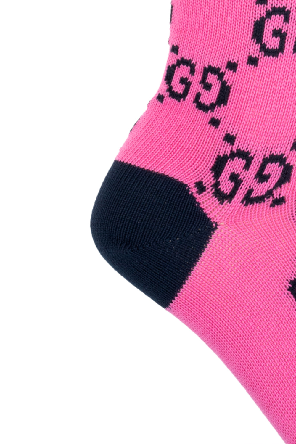 IetpShops Italy - Pink 'GG Multicolor' collection Gucci - Bolso de mano  Gucci 1973 en cuero granulado negro