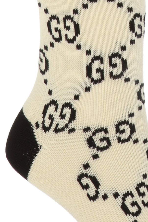 Gucci Embroidered knee socks