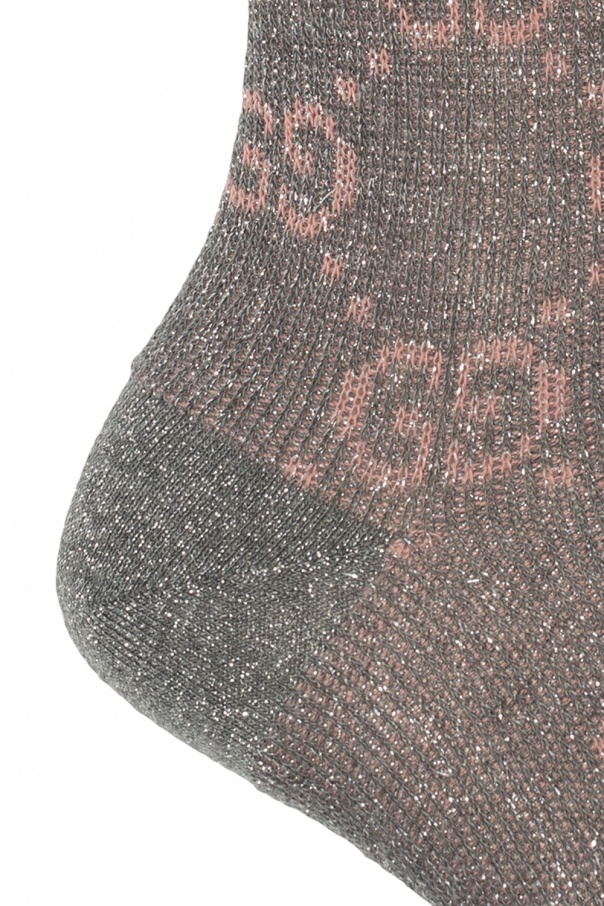 Gucci Logo-embroidered knee-high socks