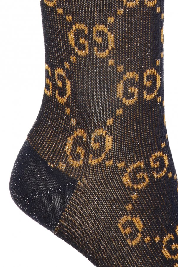 gucci high Patterned socks