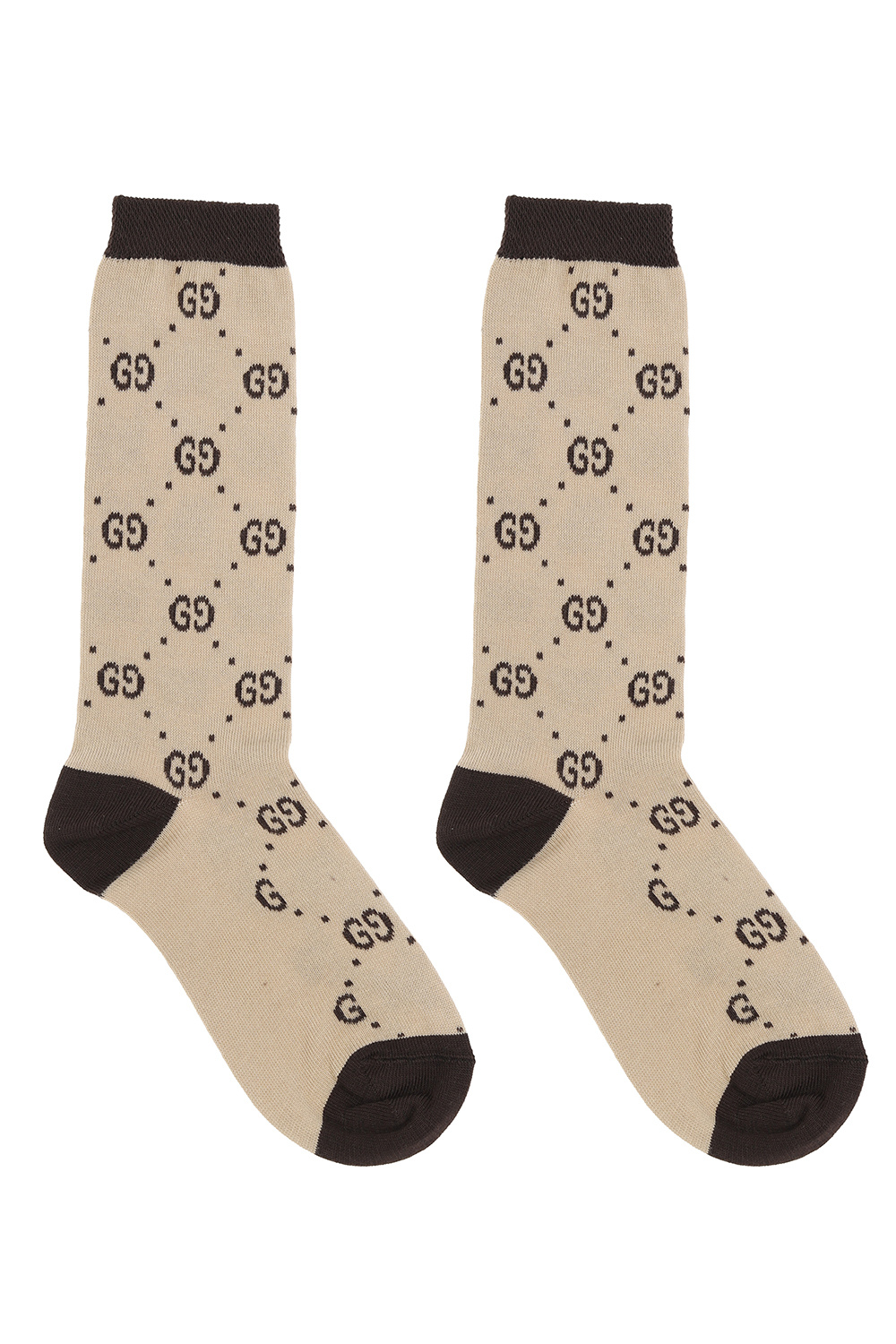 StclaircomoShops Australia - gucci embroidered cushions - Beige Socks with logo  Gucci Kids