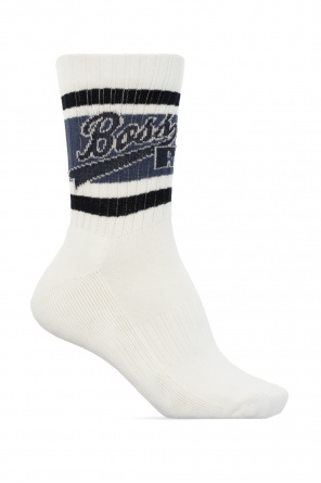 Socks with logo od BOSS x Russell Athletic