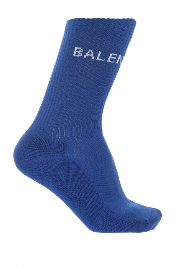 Balenciaga Logo-embroidered socks