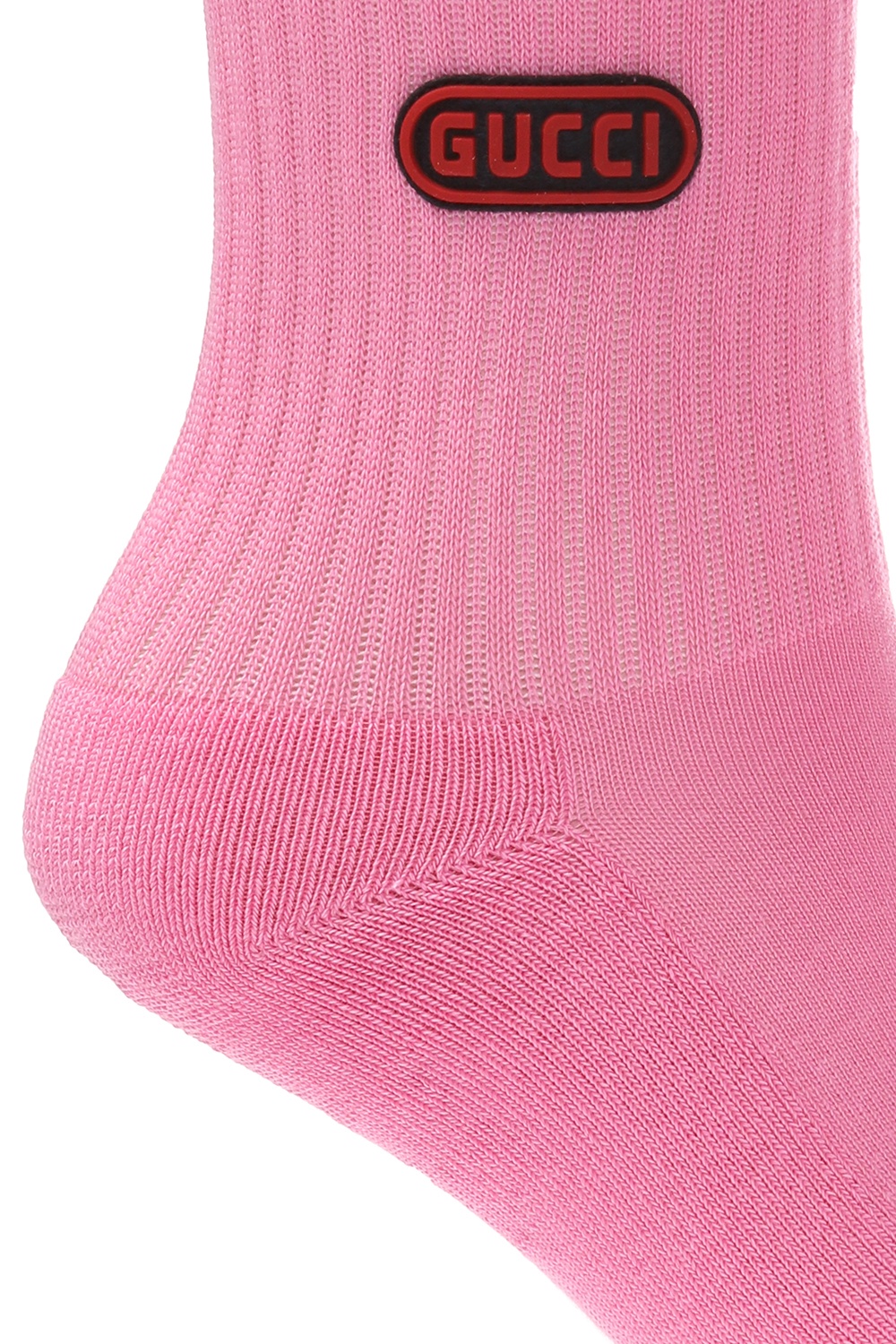 Pink Sylvie Web' striped socks Gucci - Vitkac Sweden