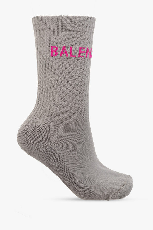 Women's Balenciaga Tennis Socks in Pink