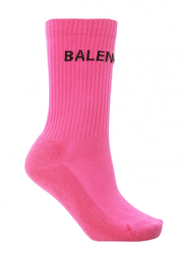 Balenciaga Logo-embroidered socks