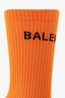 Balenciaga neon Socks with logo