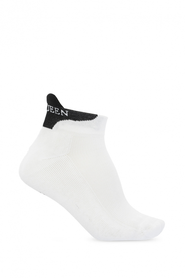 Alexander McQueen Alexander McQueen logo low-top socks