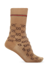 Gucci BROWN Sock with logo pattern