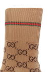 Gucci BROWN Sock with logo pattern