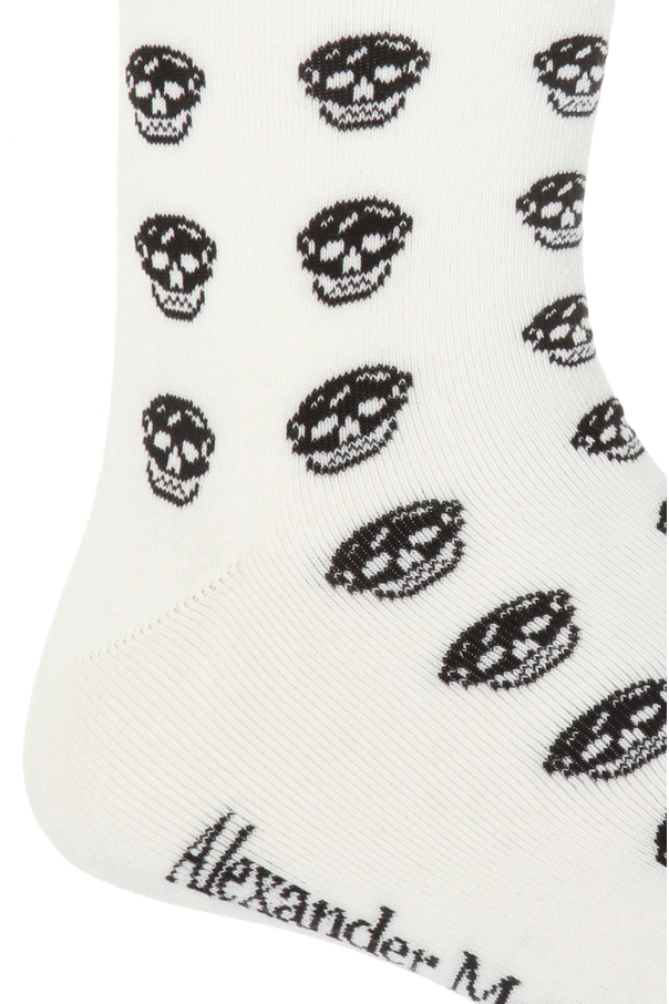 Alexander McQueen Skull motif socks
