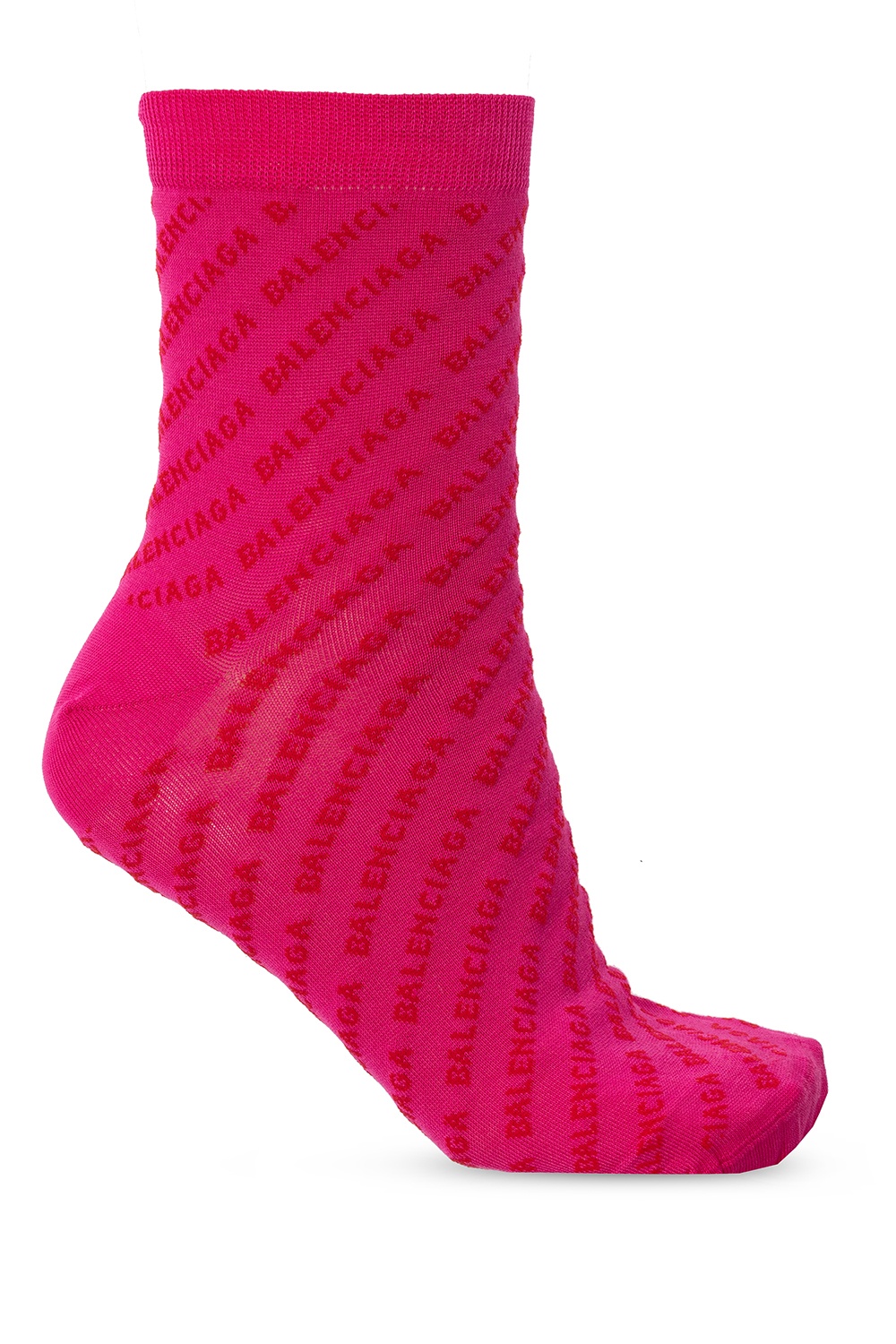 balenciaga pink socks