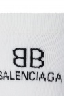 Balenciaga White socks with a black logo embroidery from Balenciaga