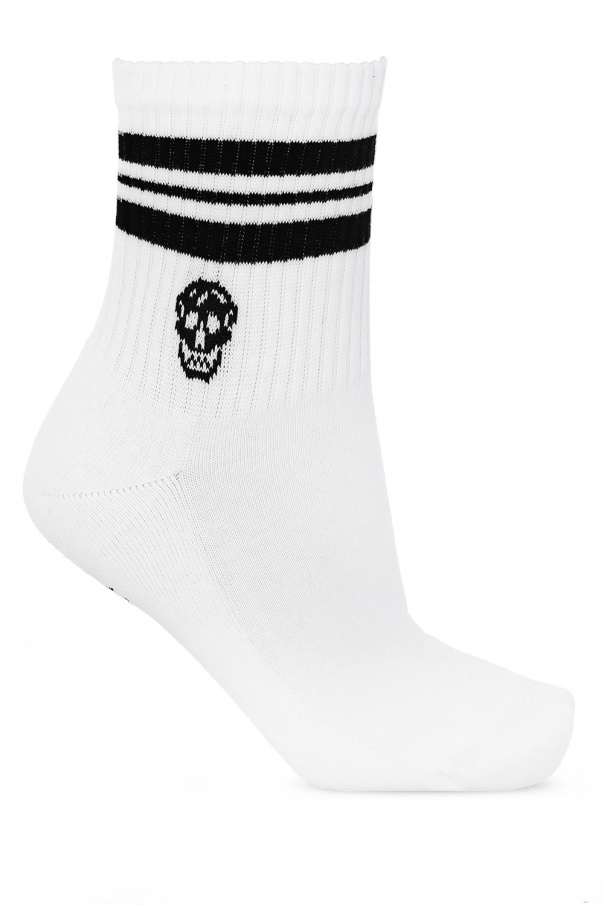 Alexander McQueen patterned socks alexander mcqueen sock