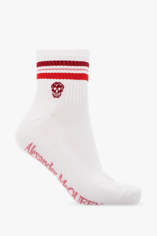Alexander McQueen Socks with skull motif