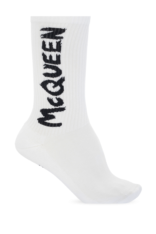 Alexander McQueen Skarpety z logo