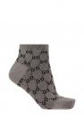 gucci leather Socks with monogram
