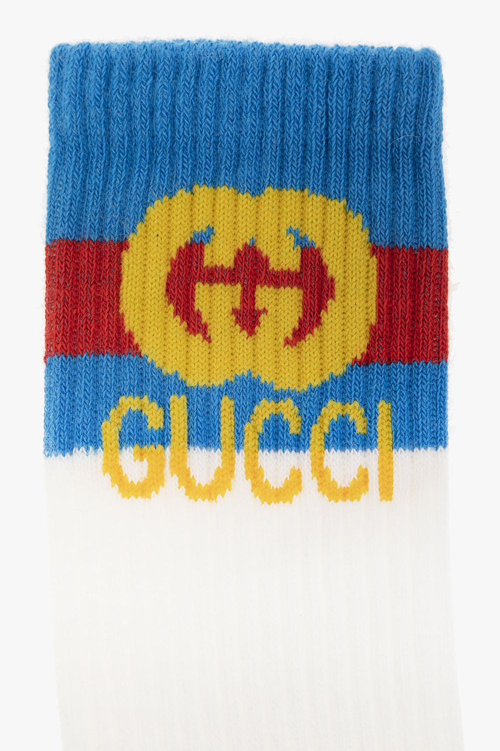 gucci Silver Kids Cotton socks