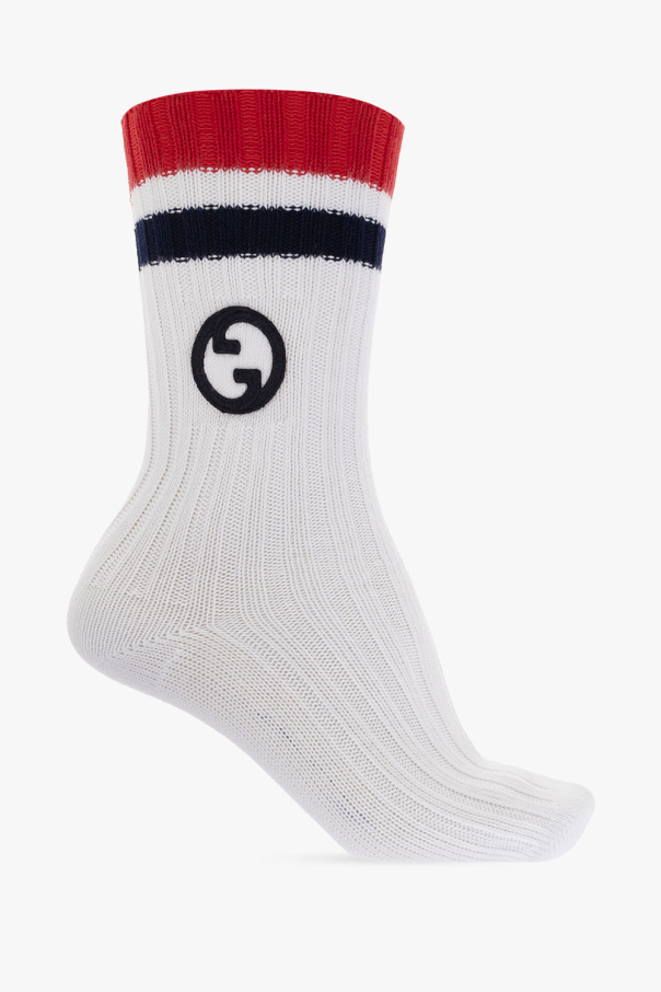 gucci plaque Socks with logo