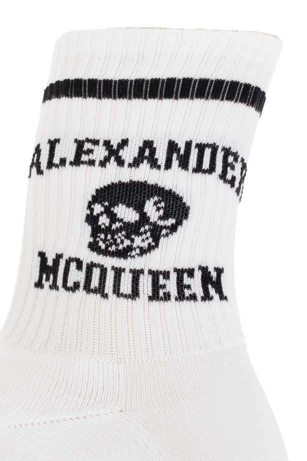 Alexander McQueen Skarpety z logo