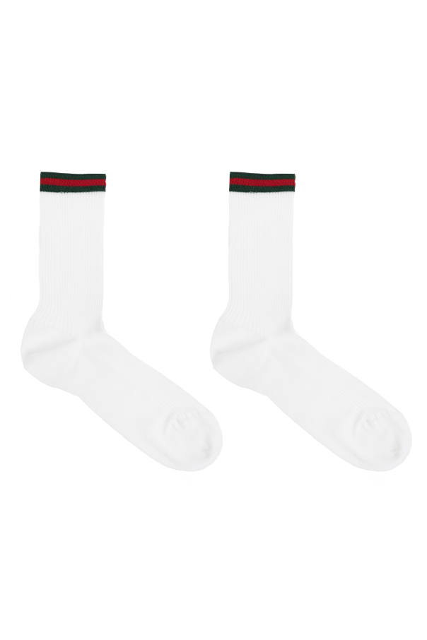 Gucci Socks with 'Web' motif