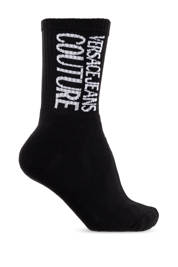 Cotton socks with logo, zdjęcie 1 Cotton socks with logo od Versace Jeans Couture